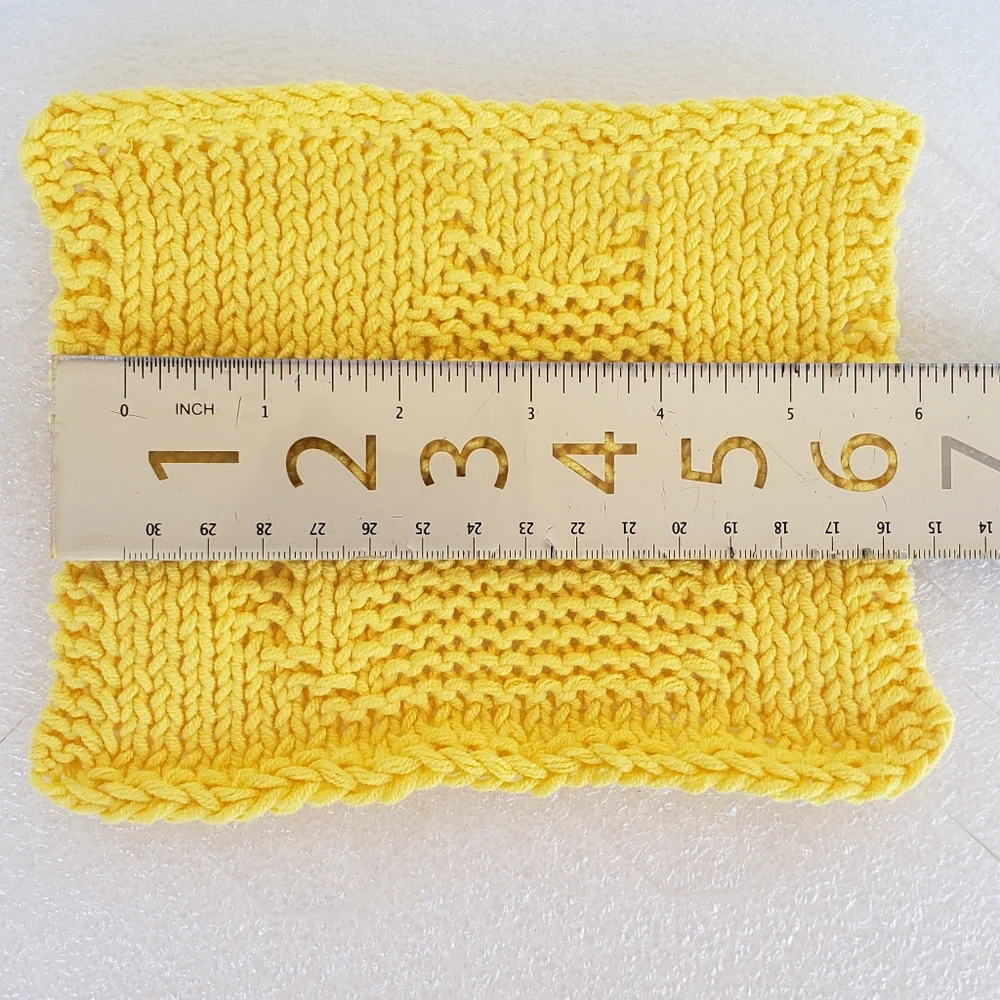 Buttery Soft Handmade Knit Cat Washcloth